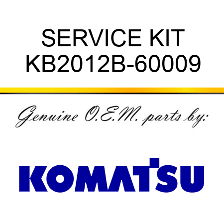 SERVICE KIT KB2012B-60009