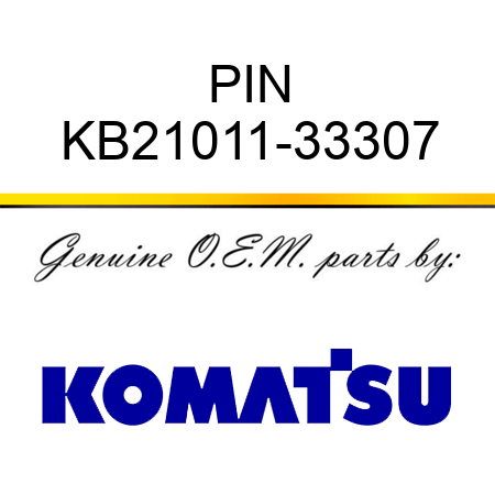PIN KB21011-33307