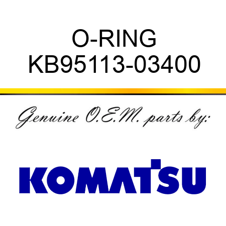 O-RING KB95113-03400