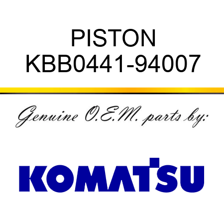 PISTON KBB0441-94007