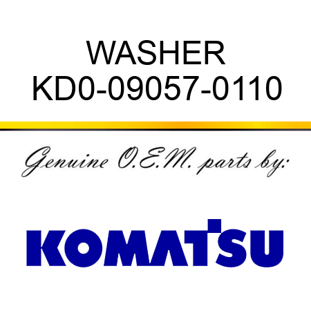 WASHER KD0-09057-0110