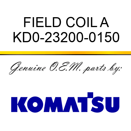FIELD COIL A KD0-23200-0150
