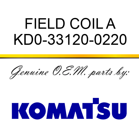FIELD COIL A KD0-33120-0220