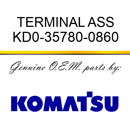 TERMINAL ASS KD0-35780-0860