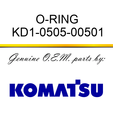O-RING KD1-0505-00501