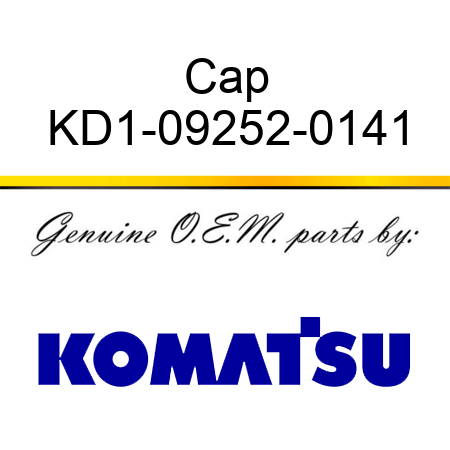 Cap KD1-09252-0141