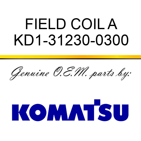 FIELD COIL A KD1-31230-0300