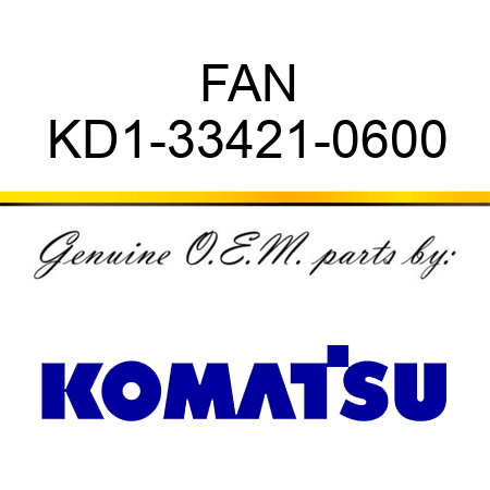 FAN KD1-33421-0600