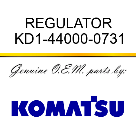 REGULATOR KD1-44000-0731