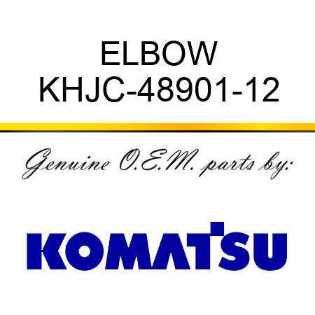 ELBOW KHJC-48901-12