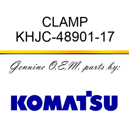 CLAMP KHJC-48901-17