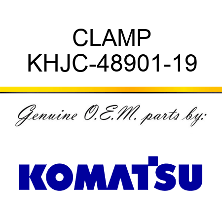 CLAMP KHJC-48901-19