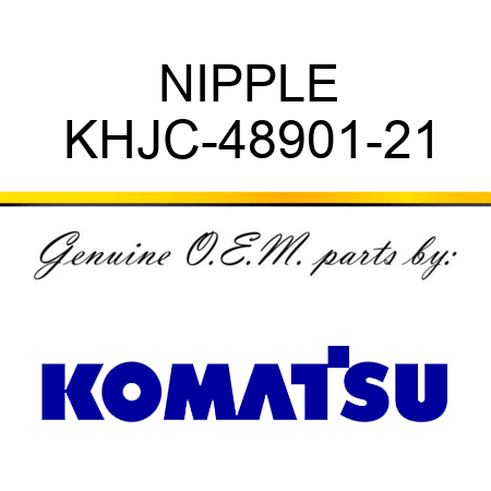 NIPPLE KHJC-48901-21