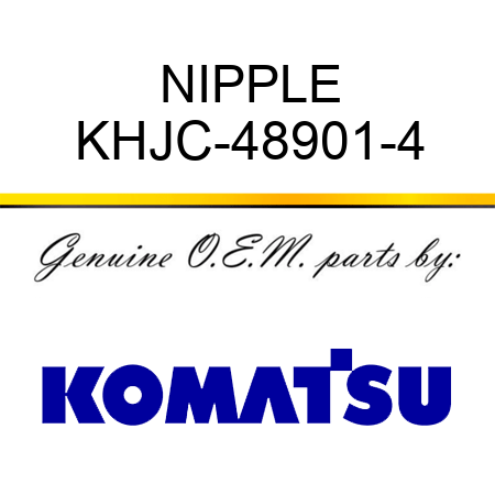 NIPPLE KHJC-48901-4