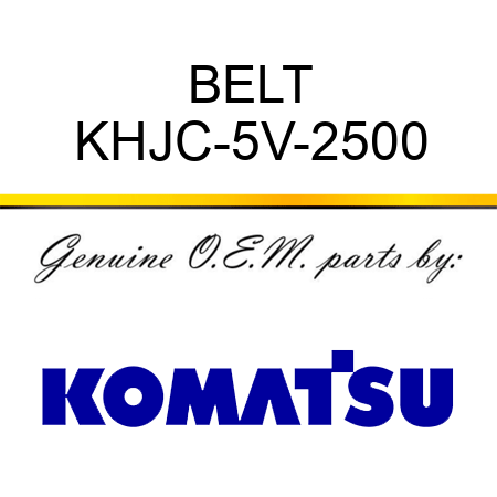 BELT KHJC-5V-2500