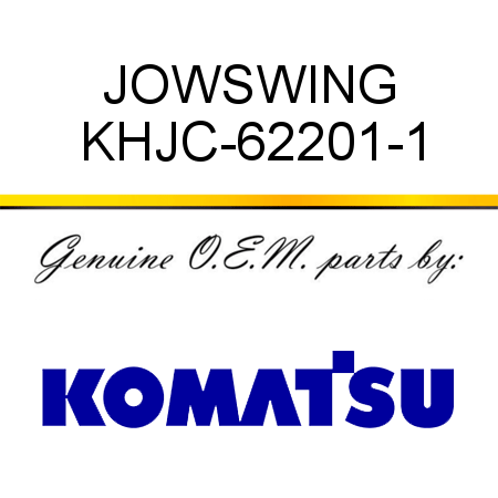 JOW,SWING KHJC-62201-1