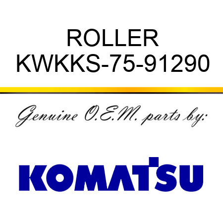 ROLLER KWKKS-75-91290
