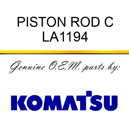 PISTON ROD C LA1194
