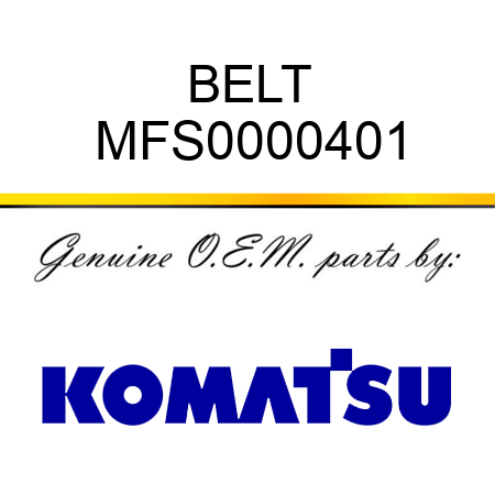 BELT MFS0000401