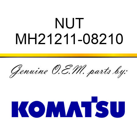 NUT MH21211-08210