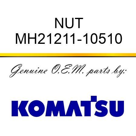 NUT MH21211-10510