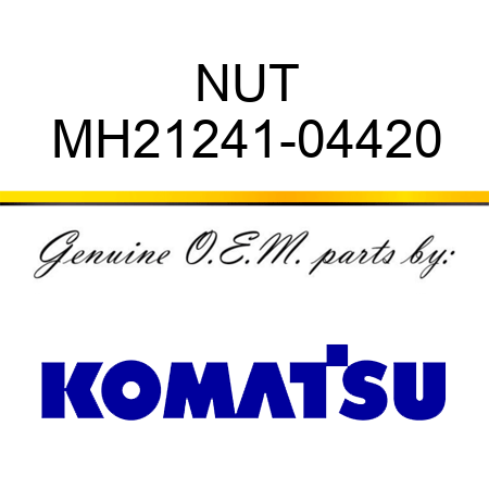 NUT MH21241-04420