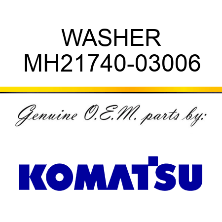 WASHER MH21740-03006