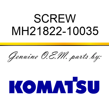 SCREW MH21822-10035