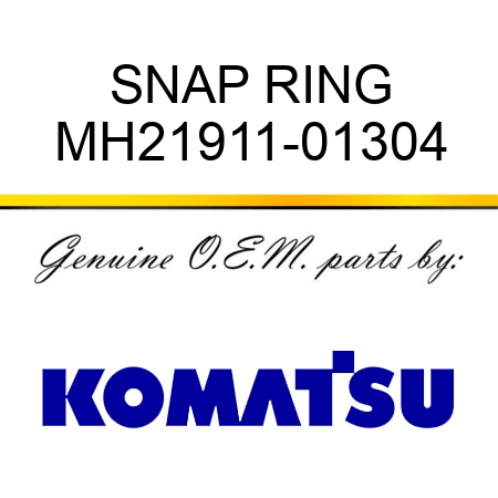 SNAP RING MH21911-01304