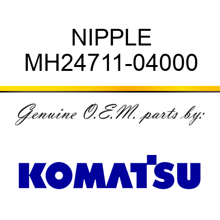 NIPPLE MH24711-04000