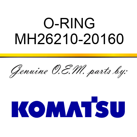 O-RING MH26210-20160