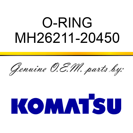 O-RING MH26211-20450