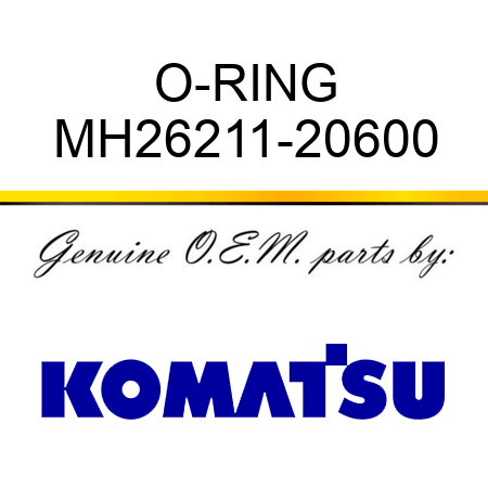 O-RING MH26211-20600