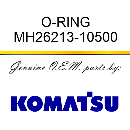 O-RING MH26213-10500