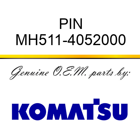 PIN MH511-4052000