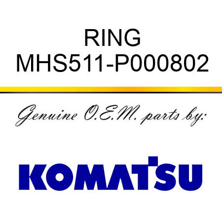 RING MHS511-P000802