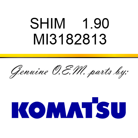 SHIM    1.90 MI3182813