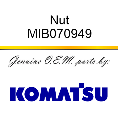 Nut MIB070949