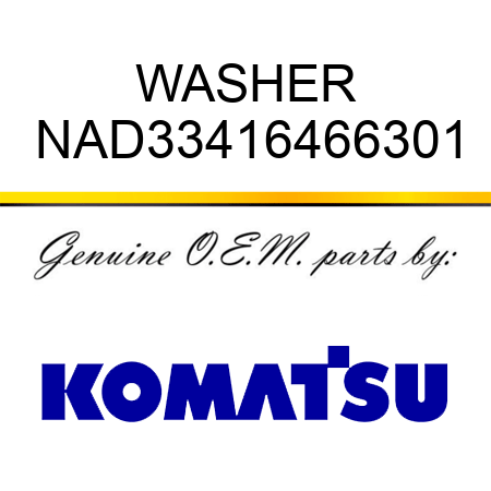WASHER NAD33416466301