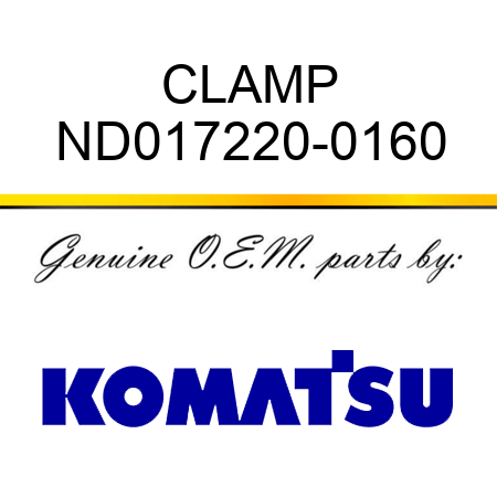 CLAMP ND017220-0160