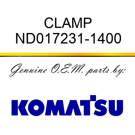 CLAMP ND017231-1400
