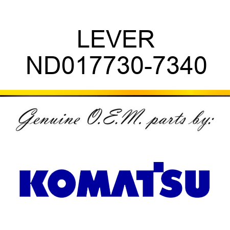 LEVER ND017730-7340