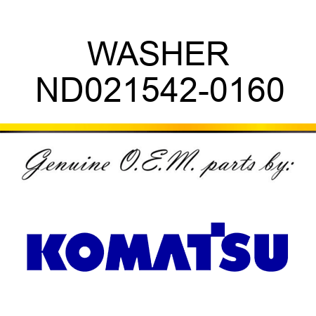 WASHER ND021542-0160
