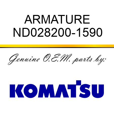 ARMATURE ND028200-1590