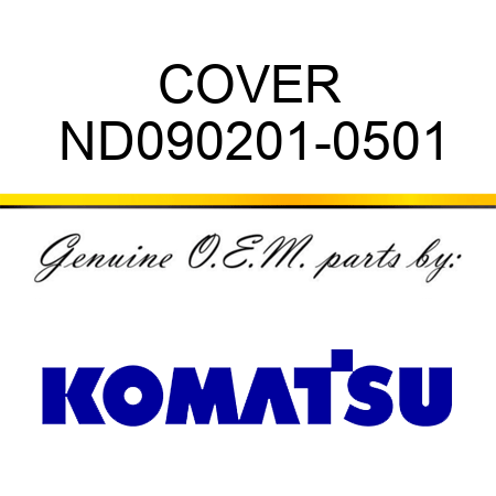 COVER ND090201-0501