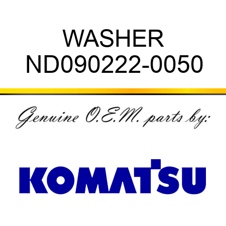 WASHER ND090222-0050