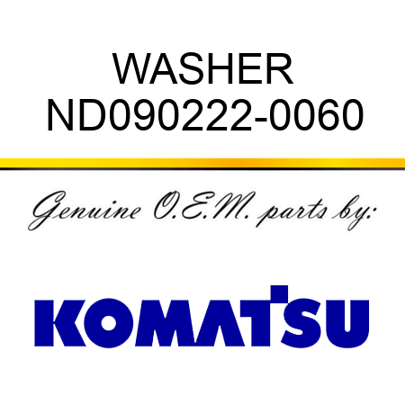 WASHER ND090222-0060