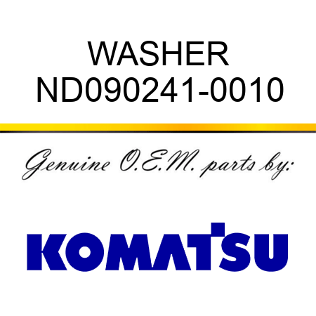 WASHER ND090241-0010