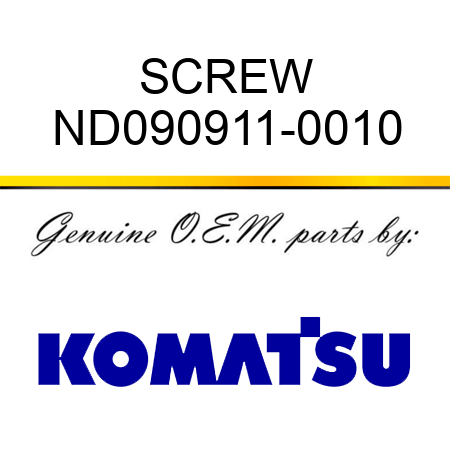 SCREW ND090911-0010