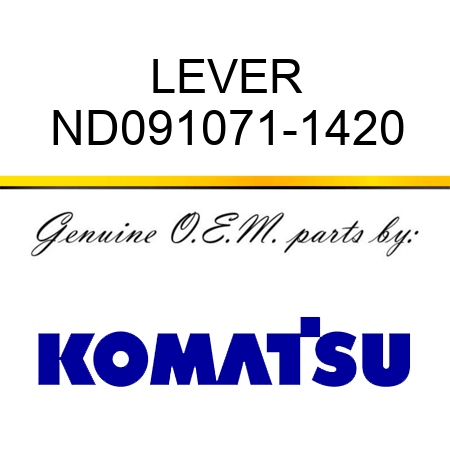 LEVER ND091071-1420
